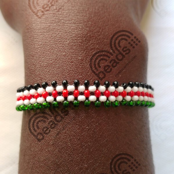 Kenyan Flag Bracelet